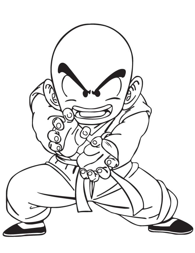 Çocuklar İçin Dragon Ball Boyama Sayfaları 