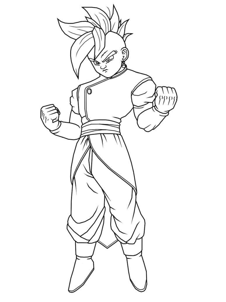 Çocuklar İçin Dragon Ball Boyama Sayfaları 