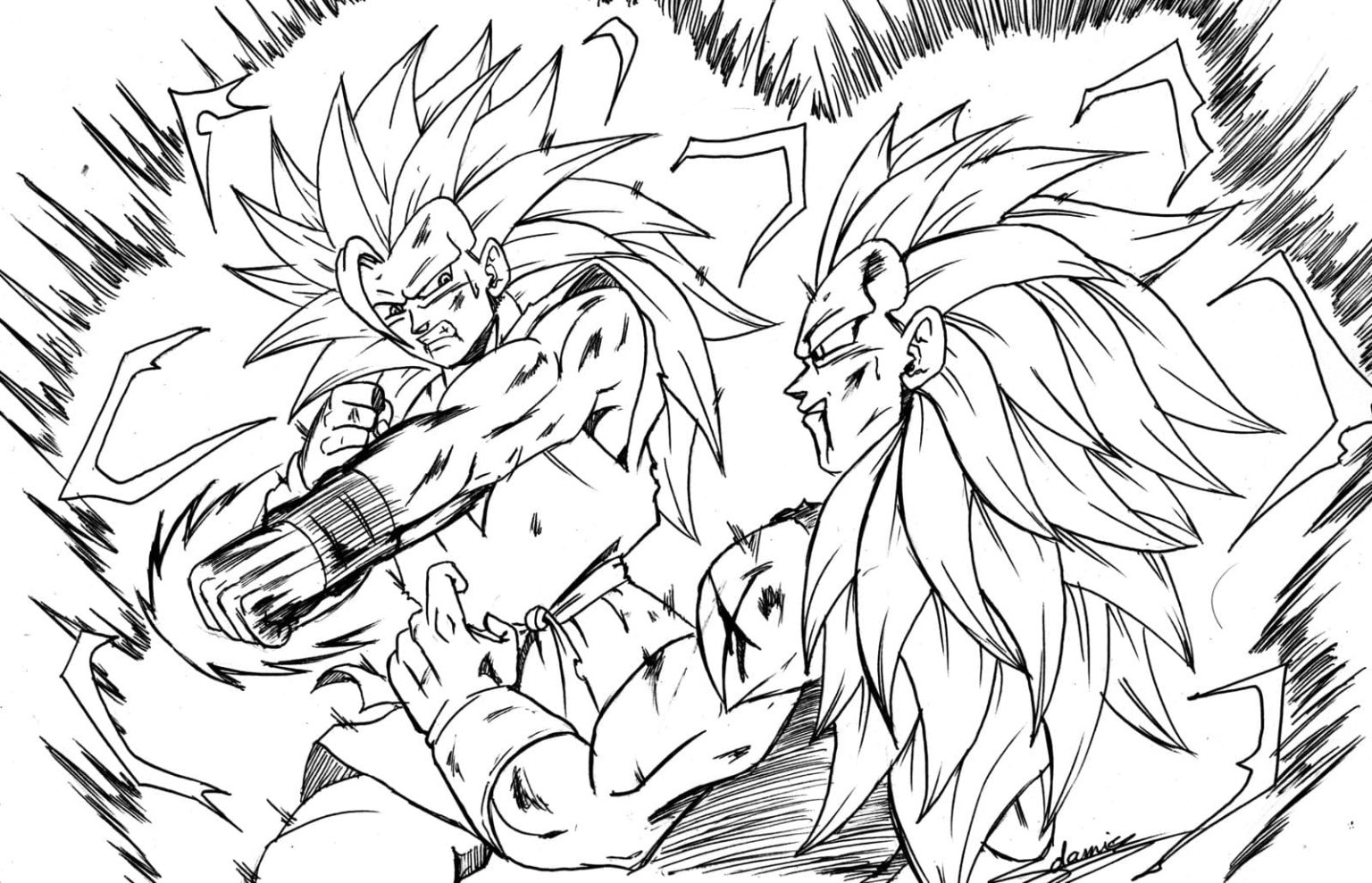 Çocuklar İçin Dragon Ball Boyama Sayfaları 