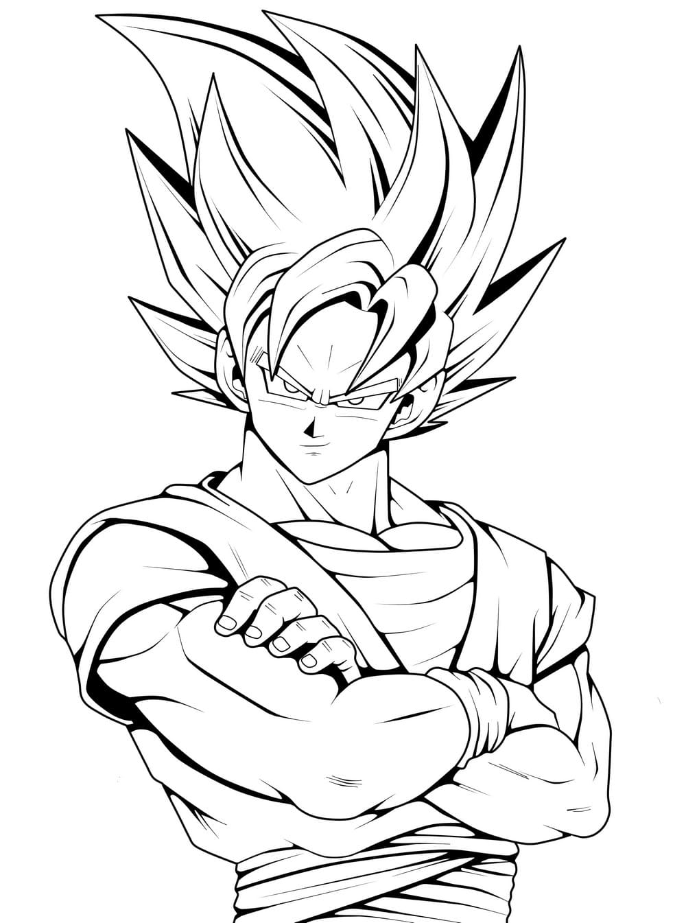 Çocuklar İçin Dragon Ball Boyama Sayfaları 