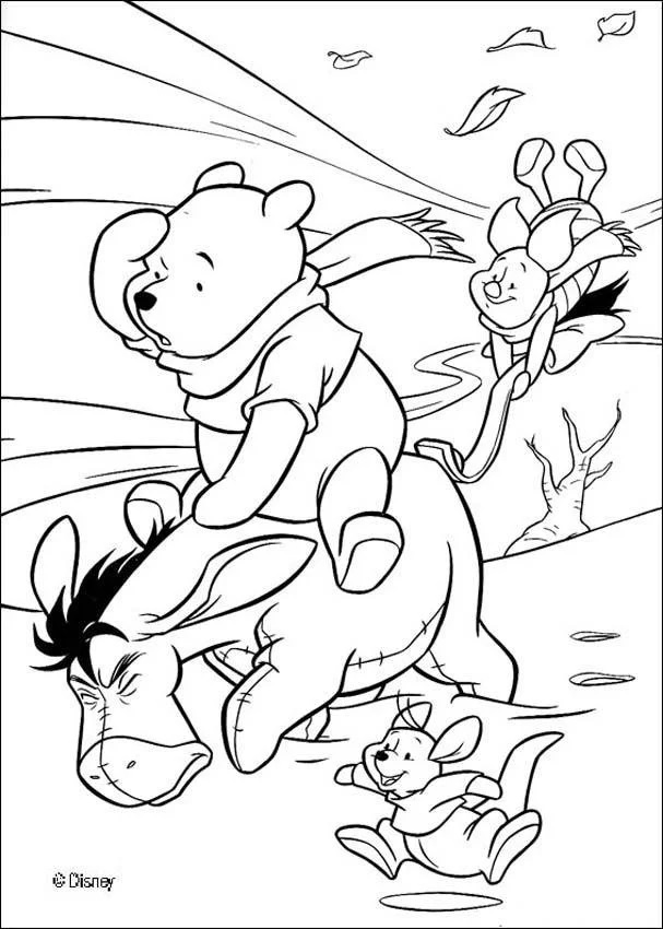 Çocuklar İçin Eeyore Boyama Sayfaları 