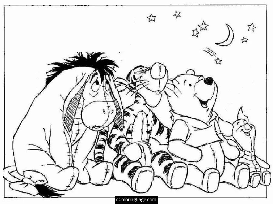 Çocuklar İçin Eeyore Boyama Sayfaları 