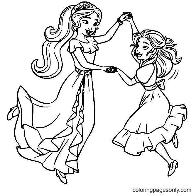 Çocuklar İçin Elena of Avalor Boyama Sayfaları 