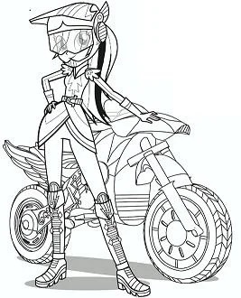 Çocuklar İçin Equestria Girls Boyama Sayfaları 