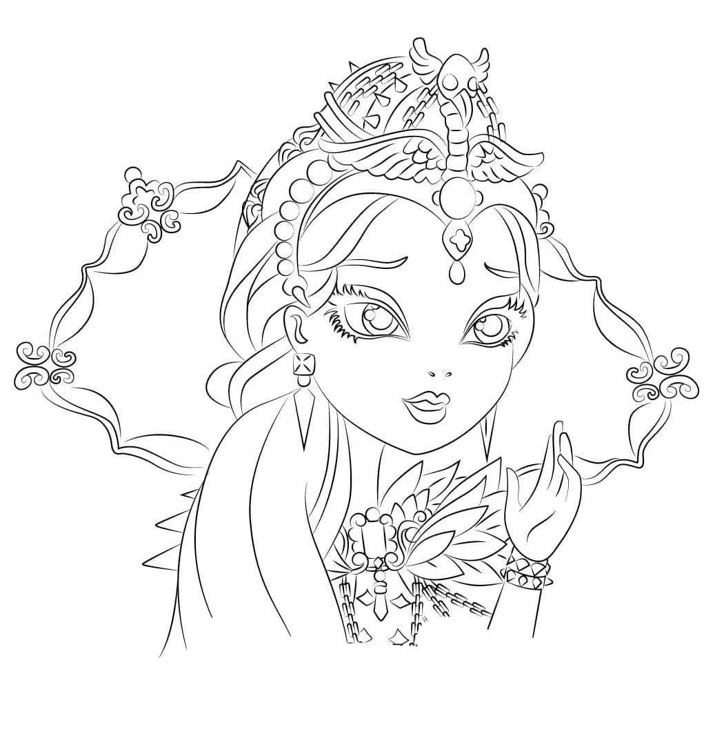 Çocuklar İçin Ever After High Boyama Sayfaları 