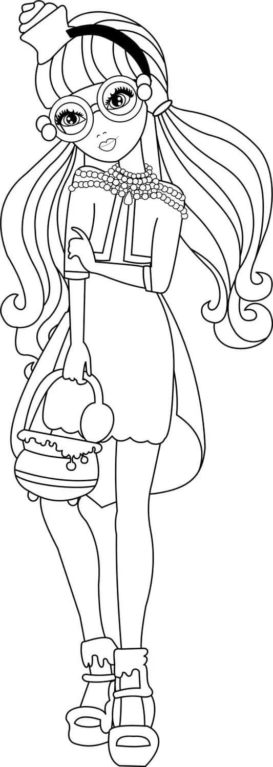 Çocuklar İçin Ever After High Boyama Sayfaları 