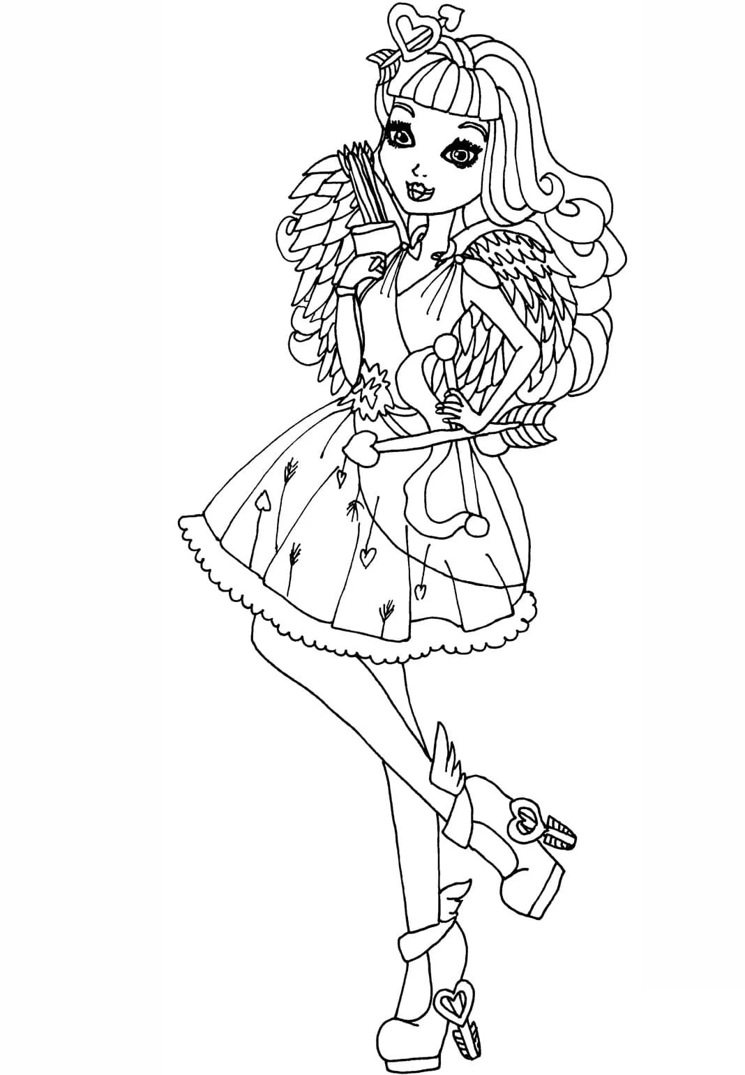 Çocuklar İçin Ever After High Boyama Sayfaları 