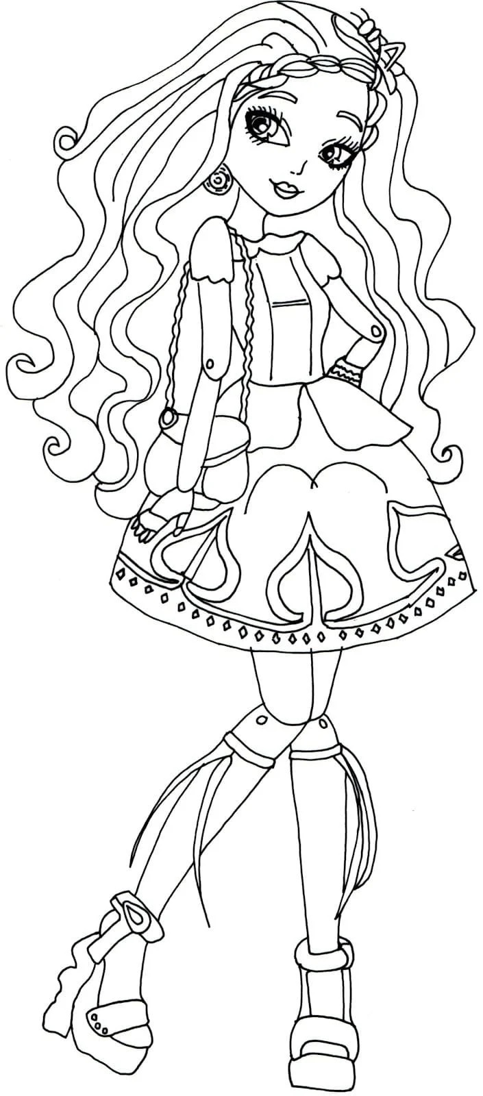Çocuklar İçin Ever After High Boyama Sayfaları 