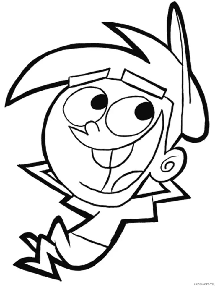 Çocuklar İçin Fairly Oddparents Boyama Sayfaları 