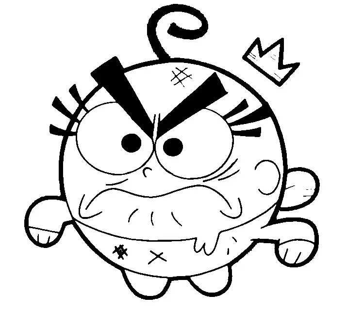 Çocuklar İçin Fairly Oddparents Boyama Sayfaları 