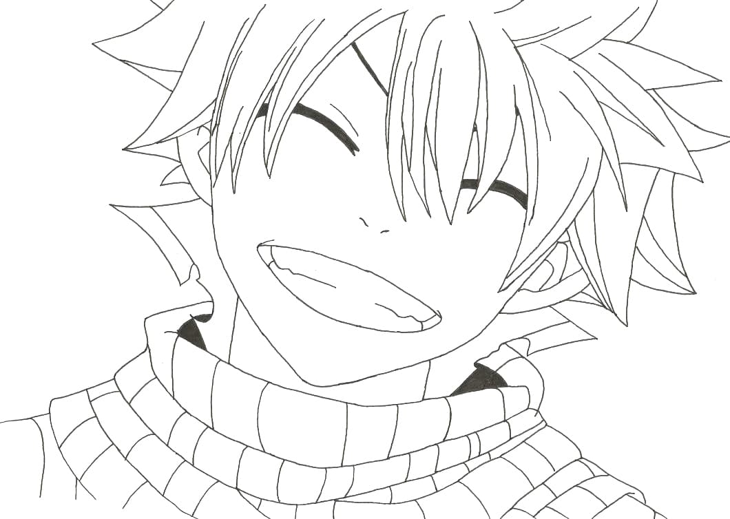 Çocuklar İçin Fairy Tail Boyama Sayfaları 