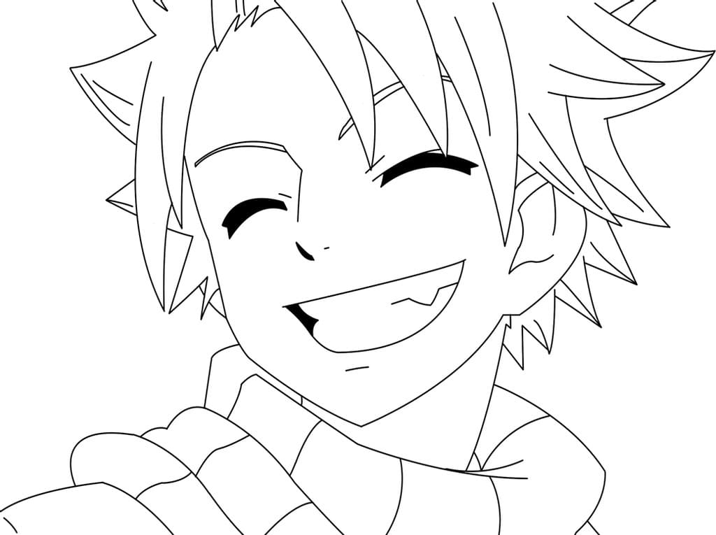Çocuklar İçin Fairy Tail Boyama Sayfaları 