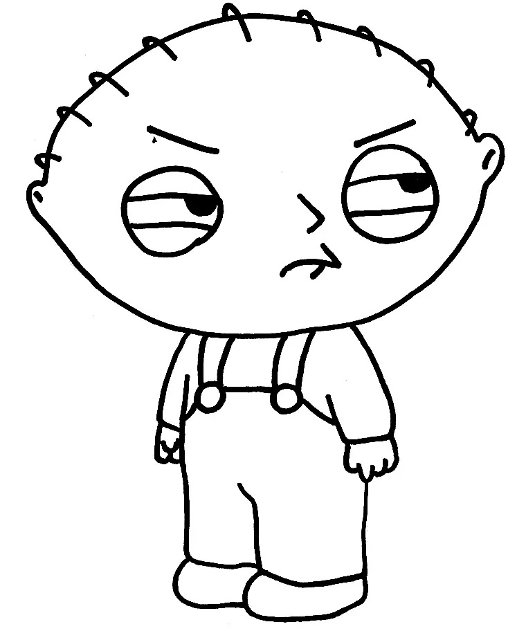 Çocuklar İçin Family Guy Boyama Sayfaları 