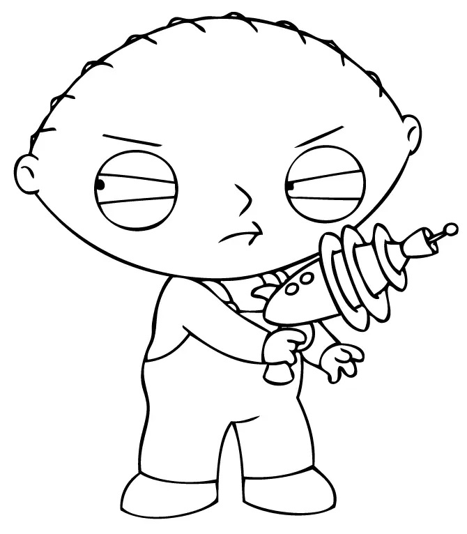 Çocuklar İçin Family Guy Boyama Sayfaları 