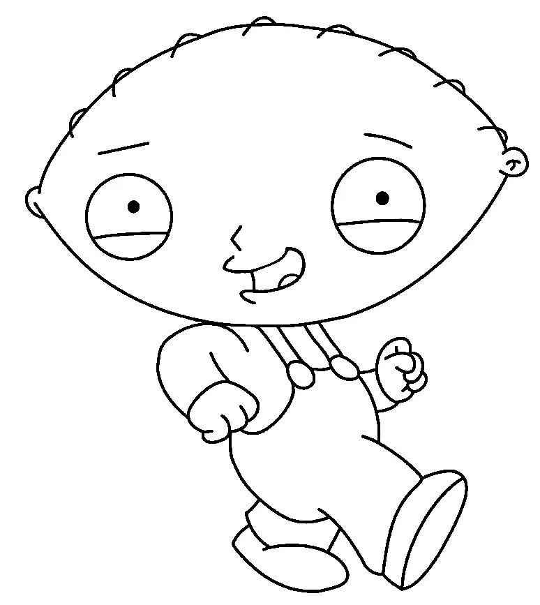 Çocuklar İçin Family Guy Boyama Sayfaları 