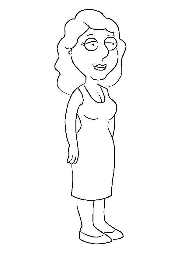 Çocuklar İçin Family Guy Boyama Sayfaları 