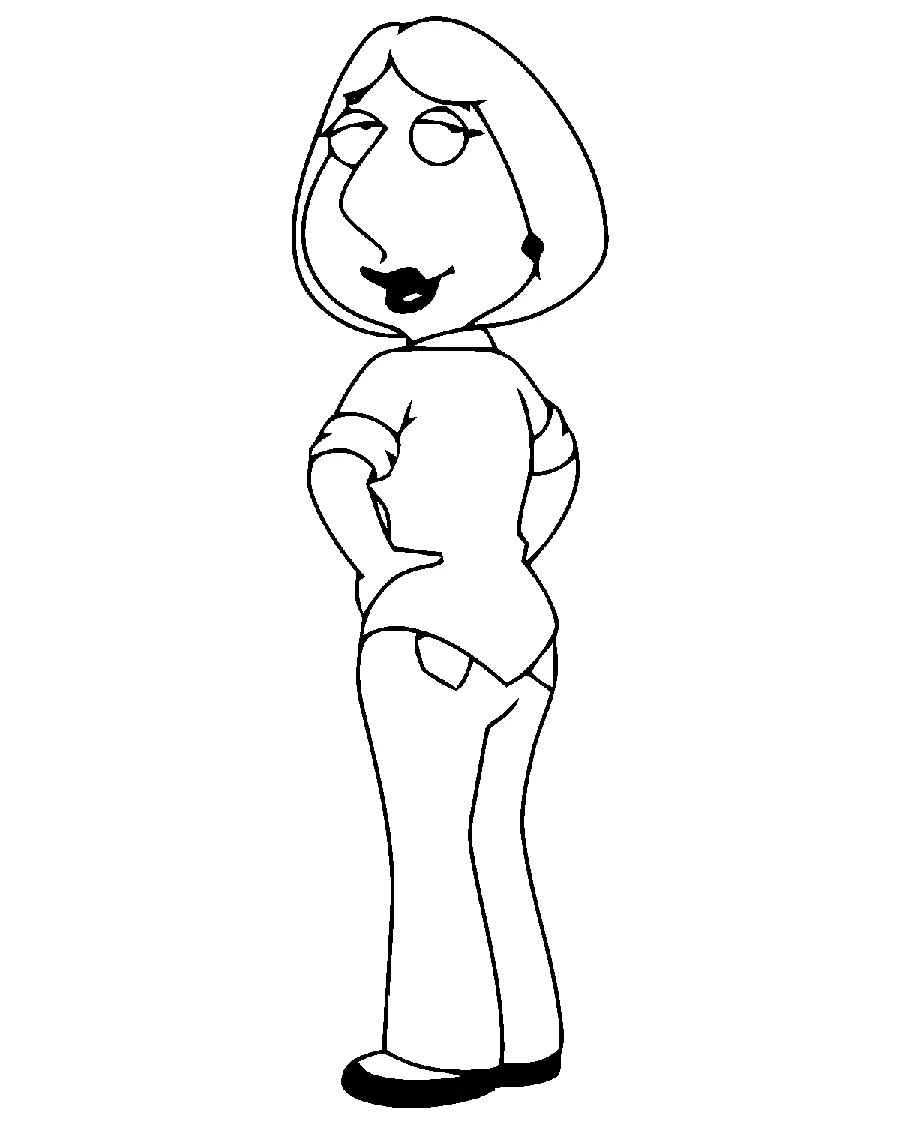 Çocuklar İçin Family Guy Boyama Sayfaları 