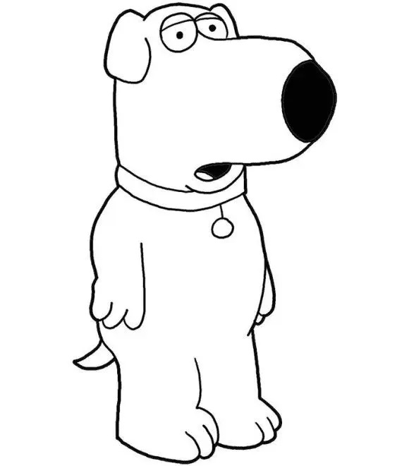 Çocuklar İçin Family Guy Boyama Sayfaları 