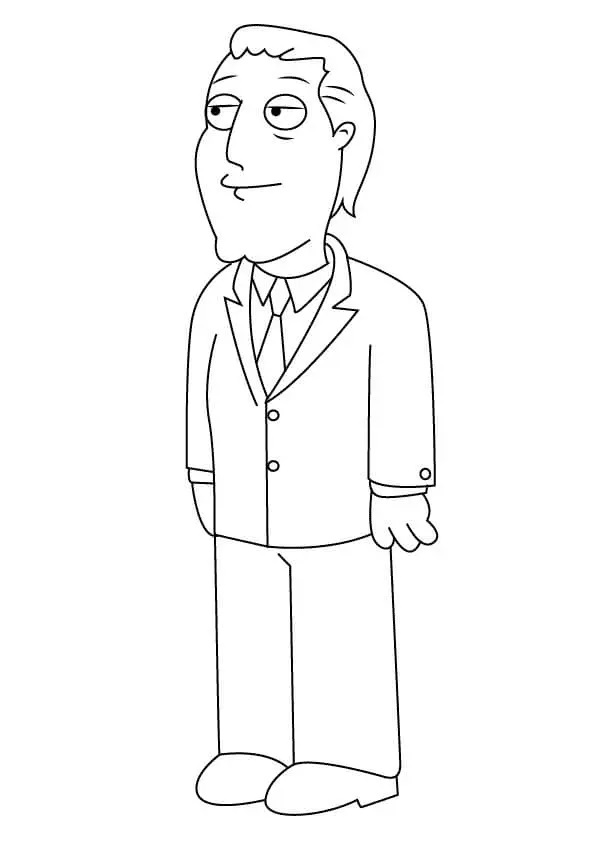 Çocuklar İçin Family Guy Boyama Sayfaları 
