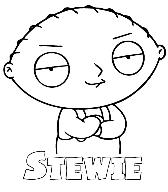 Çocuklar İçin Family Guy Boyama Sayfaları 