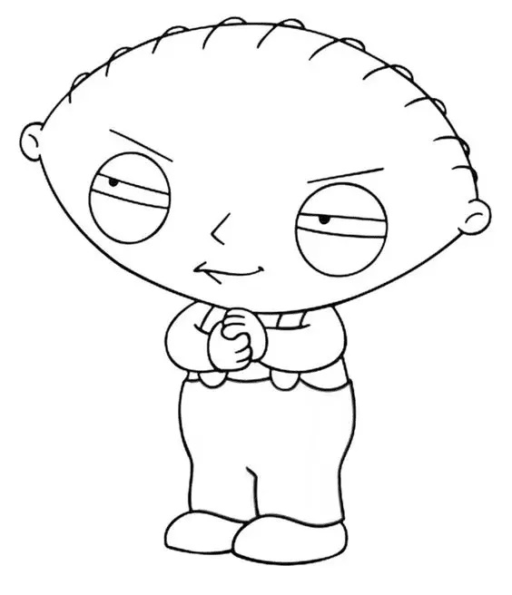 Çocuklar İçin Family Guy Boyama Sayfaları 
