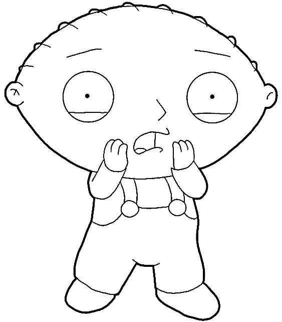 Çocuklar İçin Family Guy Boyama Sayfaları 