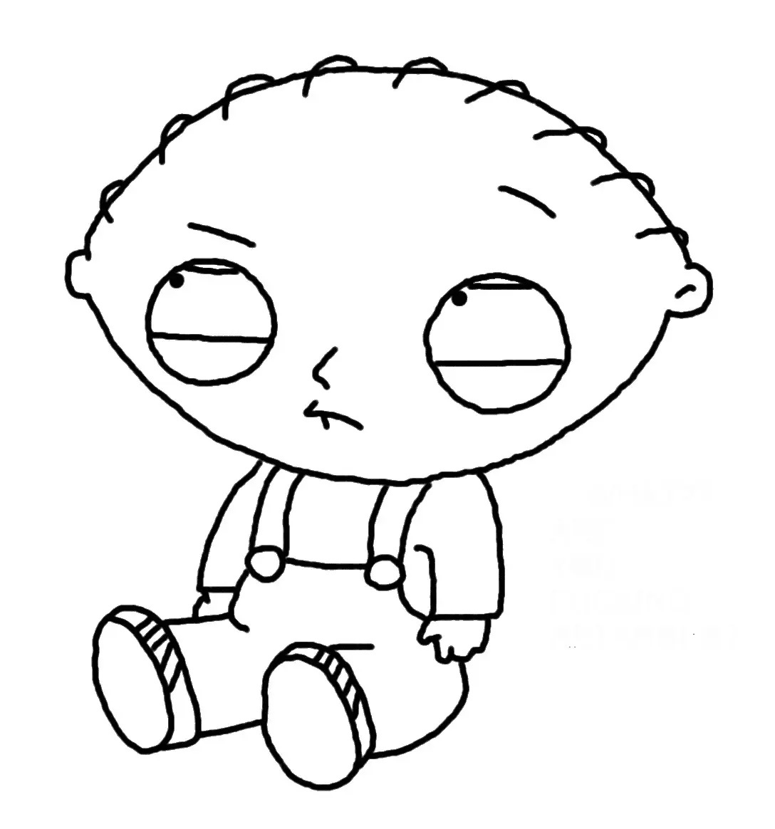 Çocuklar İçin Family Guy Boyama Sayfaları 