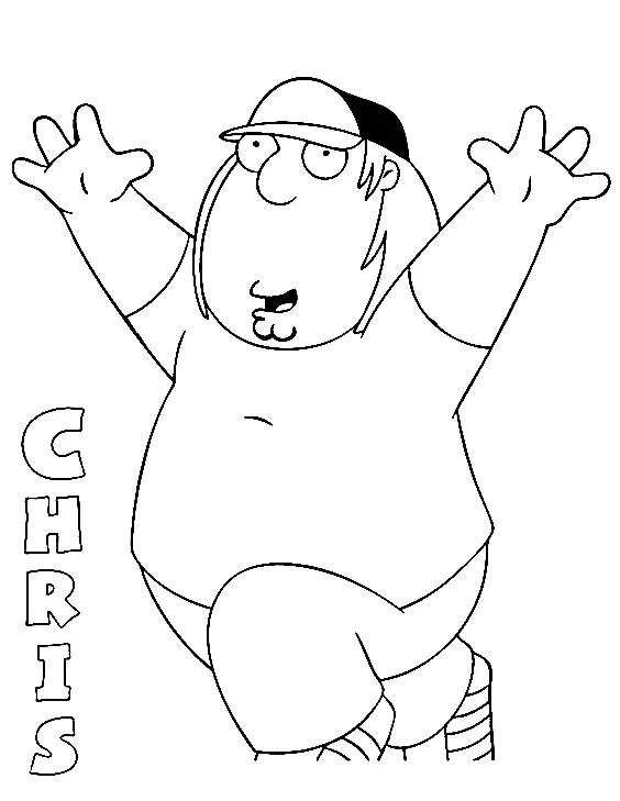 Çocuklar İçin Family Guy Boyama Sayfaları 
