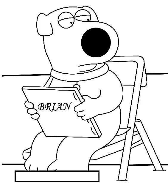 Çocuklar İçin Family Guy Boyama Sayfaları 