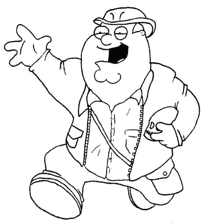Çocuklar İçin Family Guy Boyama Sayfaları 