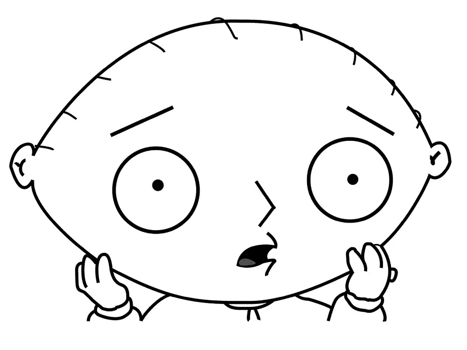 Çocuklar İçin Family Guy Boyama Sayfaları 