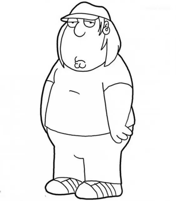 Çocuklar İçin Family Guy Boyama Sayfaları 
