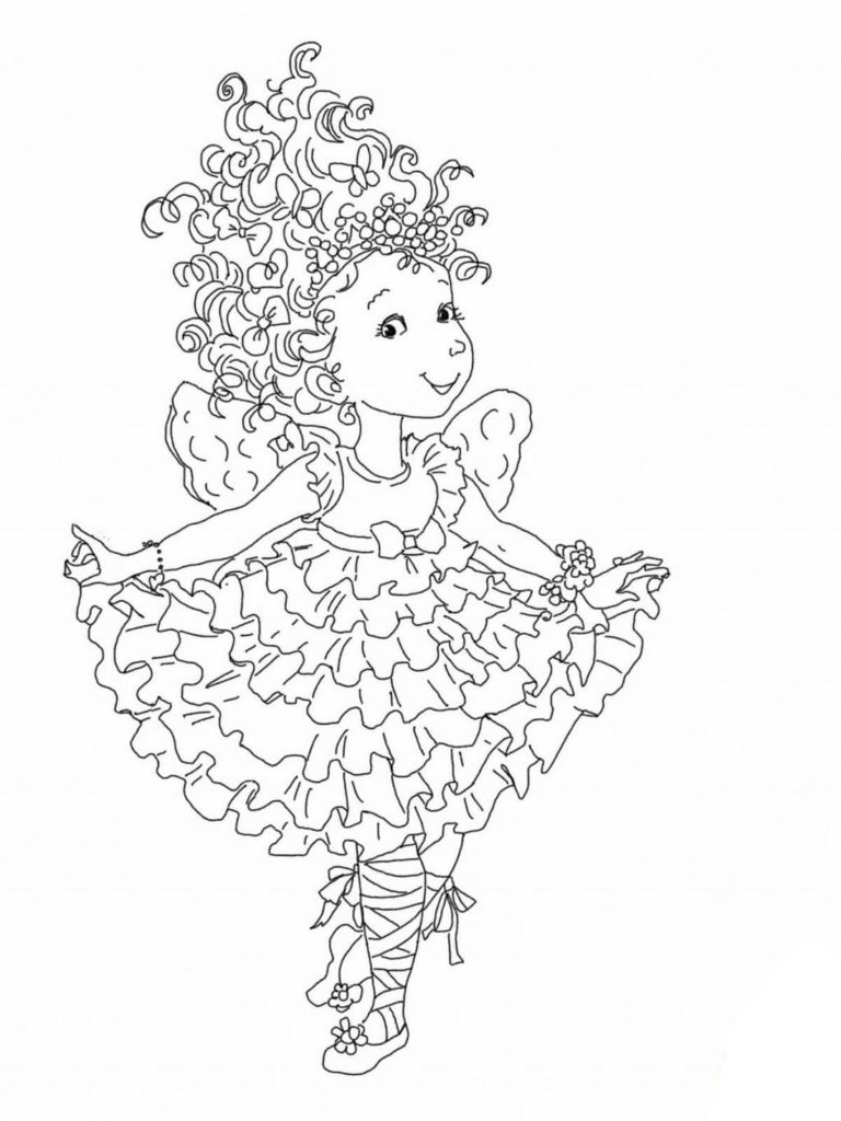 Çocuklar İçin Fancy Nancyy Boyama Sayfaları 
