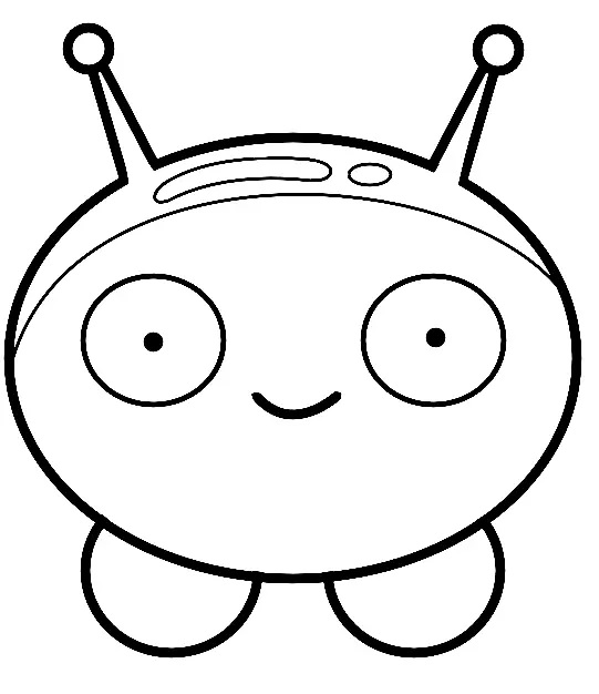 Çocuklar İçin Final Space Boyama Sayfaları 