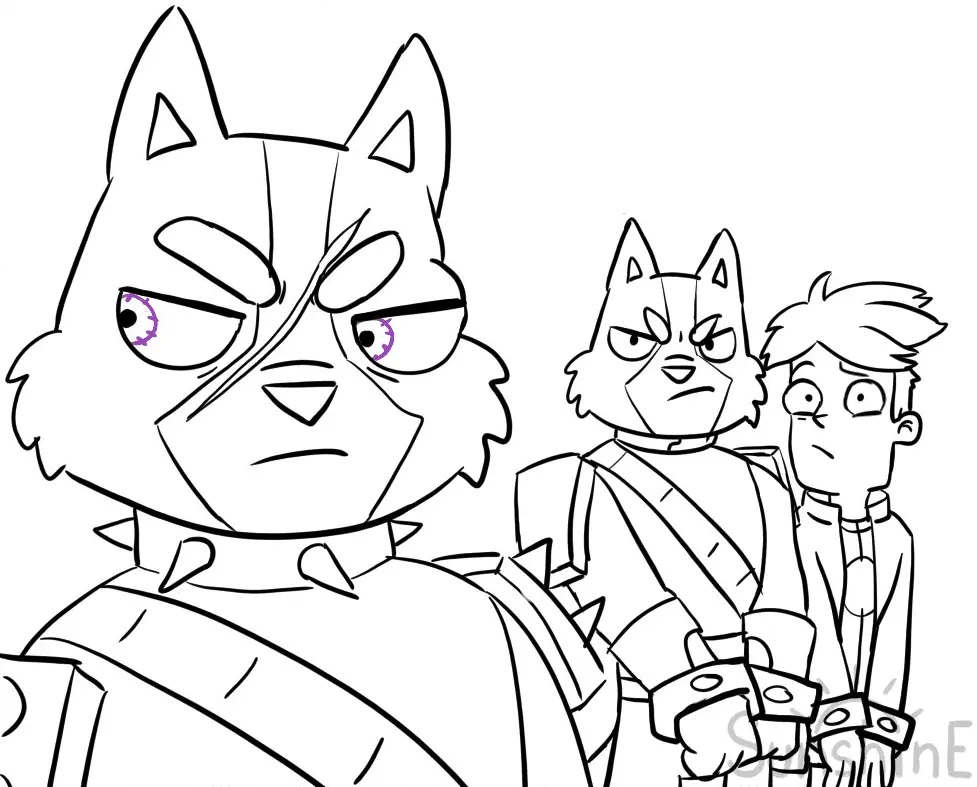 Çocuklar İçin Final Space Boyama Sayfaları 