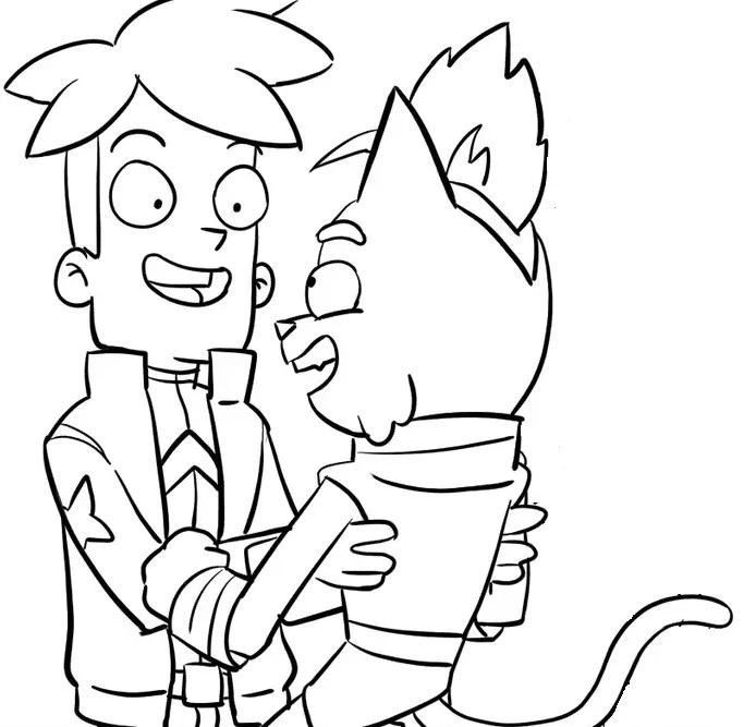 Çocuklar İçin Final Space Boyama Sayfaları 