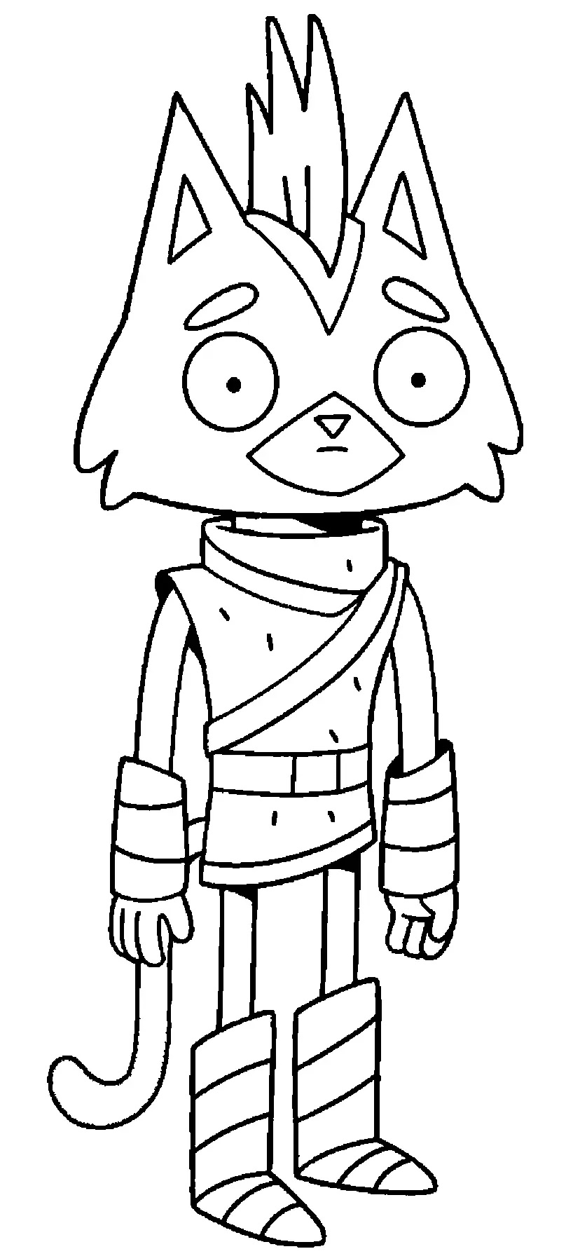 Çocuklar İçin Final Space Boyama Sayfaları 