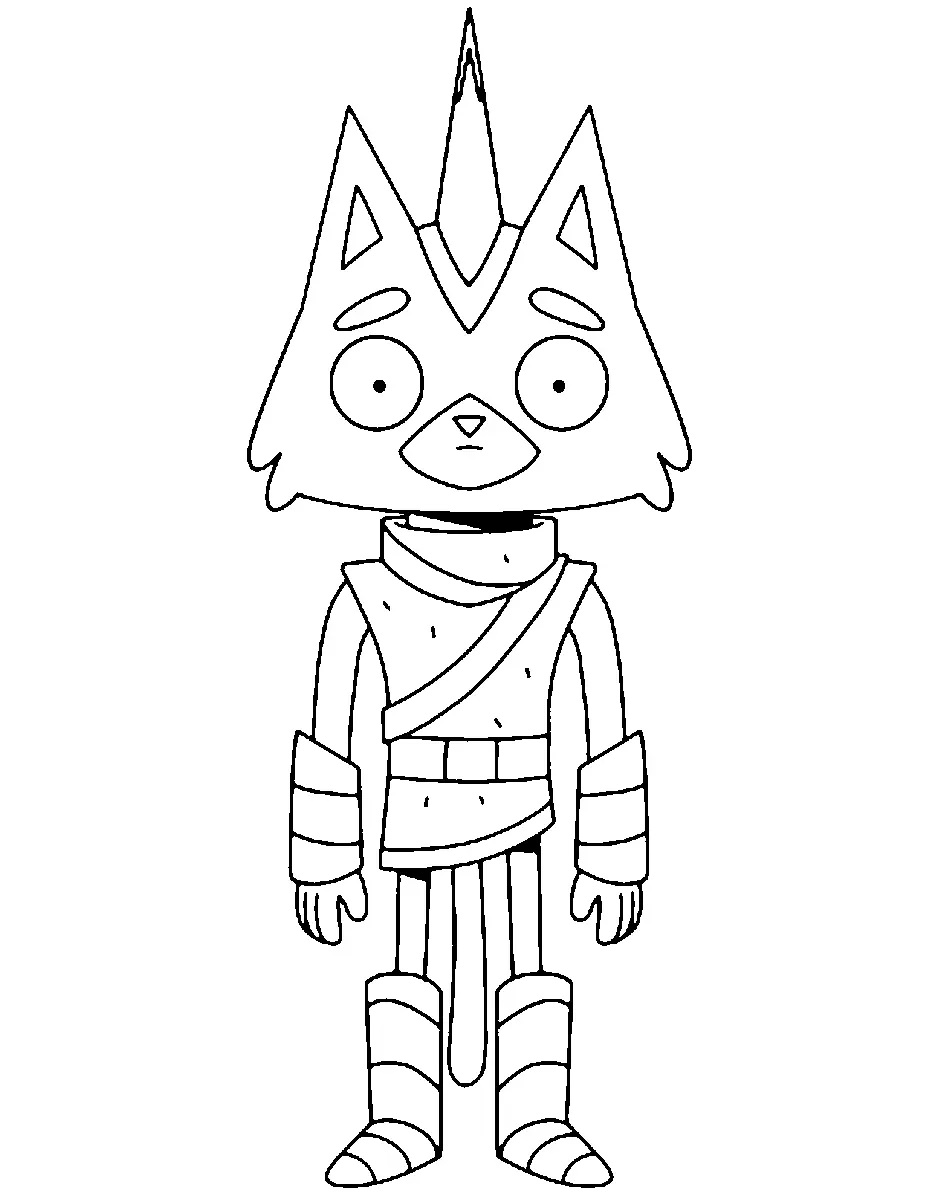 Çocuklar İçin Final Space Boyama Sayfaları 