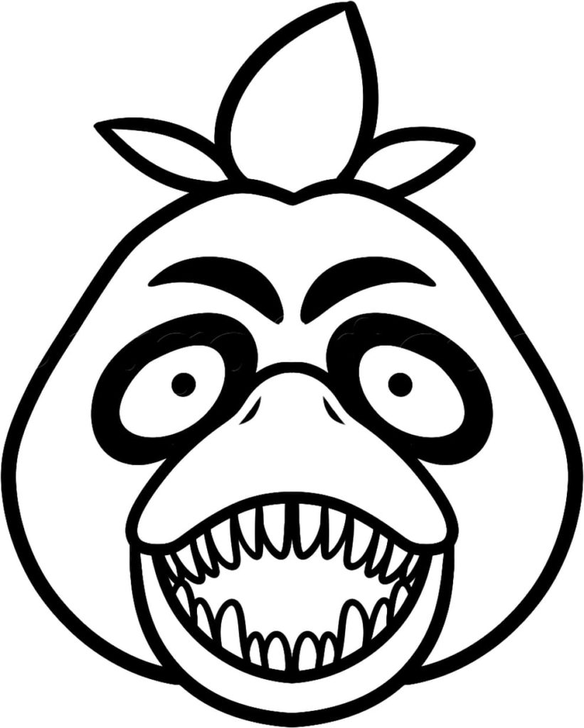 Çocuklar İçin Five Nights At Freddy Boyama Sayfaları 