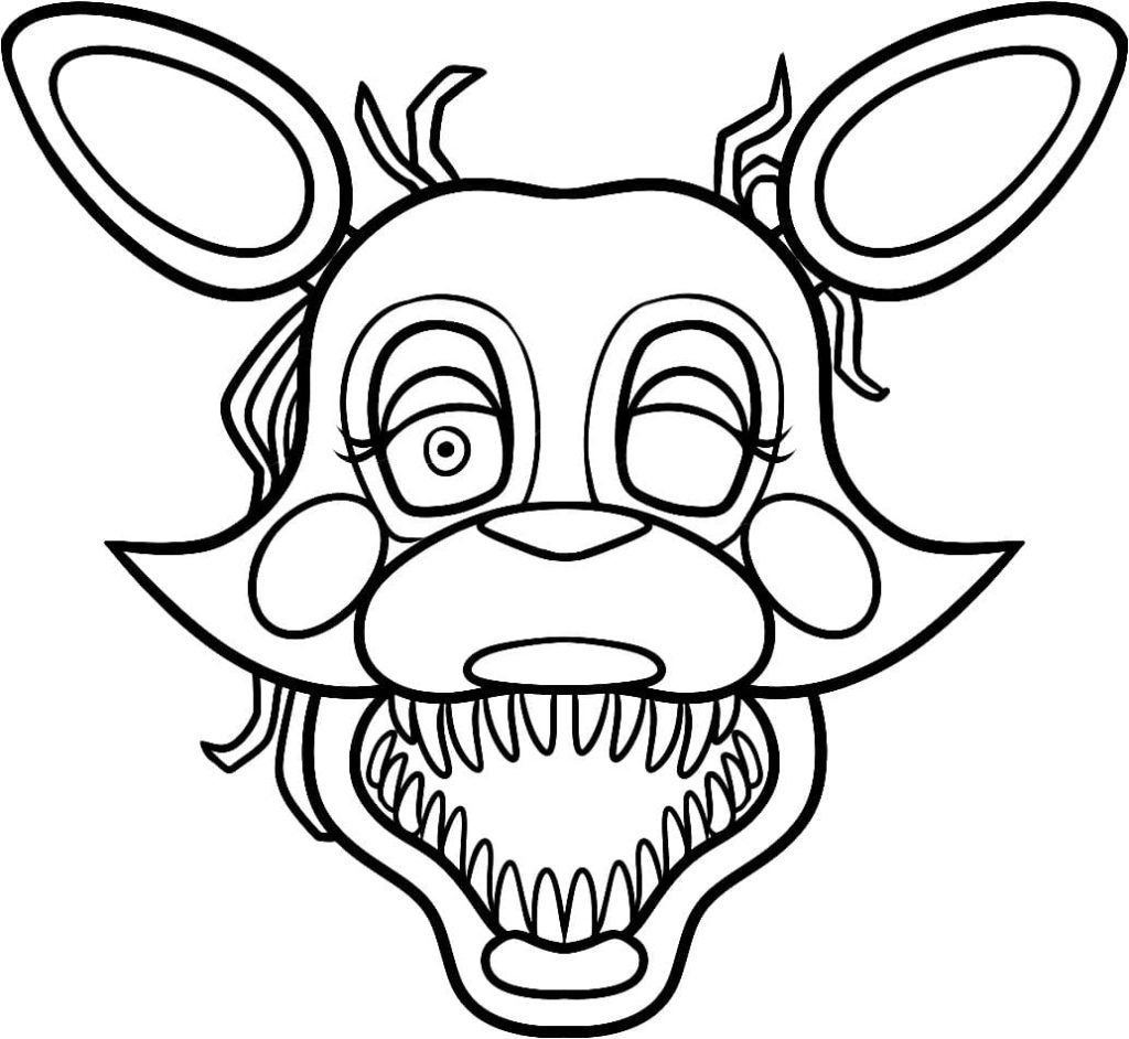 Çocuklar İçin Five Nights At Freddy Boyama Sayfaları 