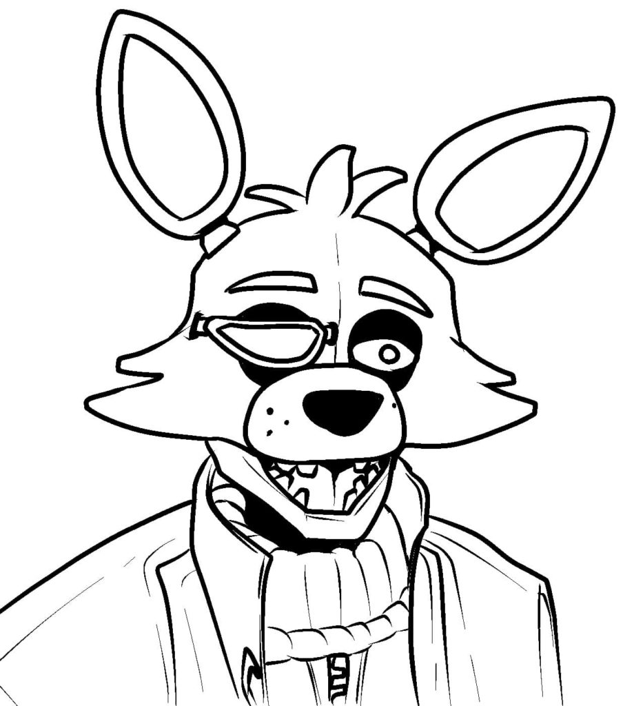 Çocuklar İçin Five Nights At Freddy Boyama Sayfaları 