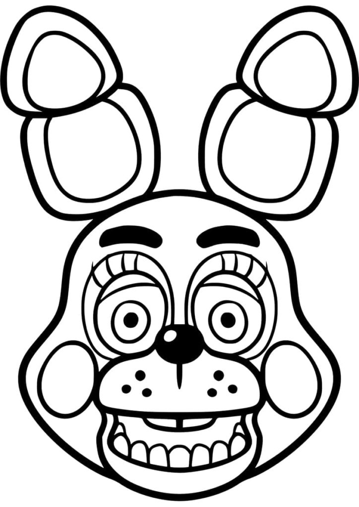 Çocuklar İçin Five Nights At Freddy Boyama Sayfaları 