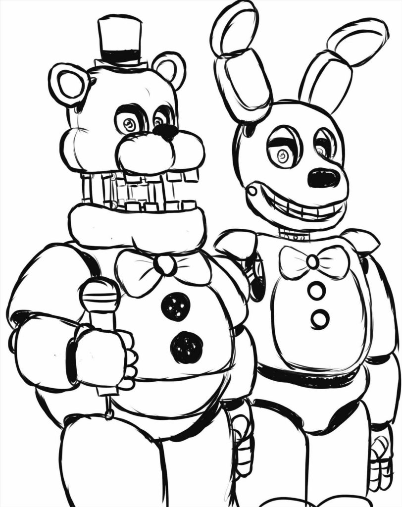 Çocuklar İçin Freddy Boyama Sayfaları 