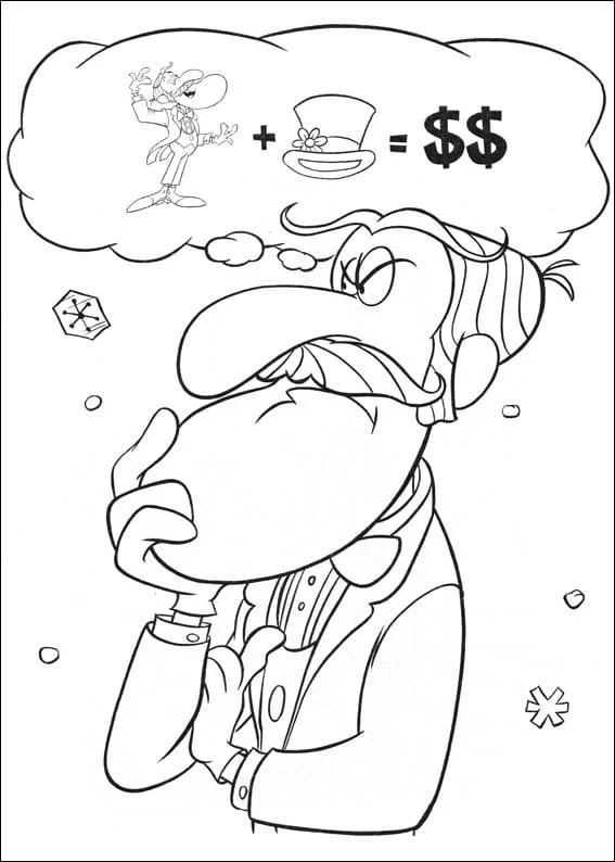 Çocuklar İçin Frosty the Snowman Boyama Sayfaları 