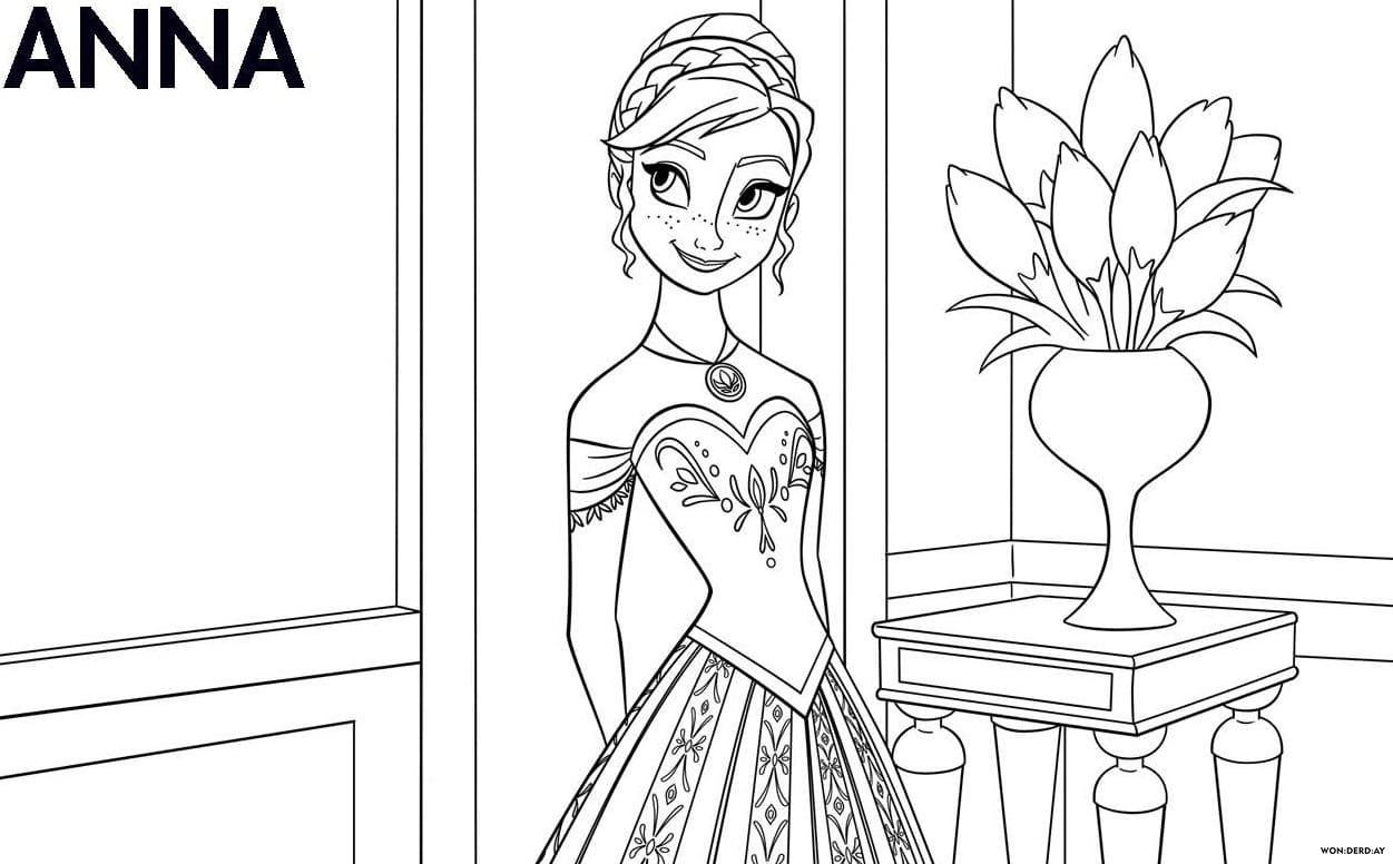 Çocuklar İçin Frozen-2 Boyama Sayfaları 