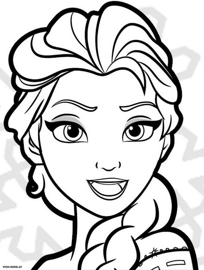 Çocuklar İçin Frozen-2 Boyama Sayfaları 
