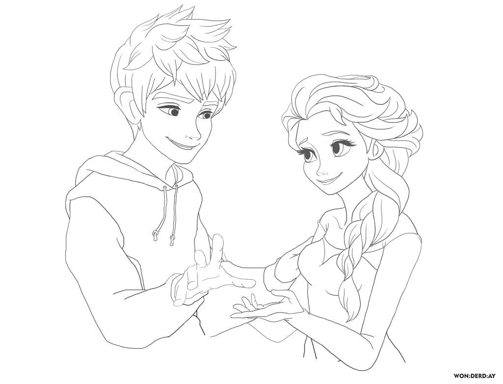 Çocuklar İçin Frozen-2 Boyama Sayfaları 