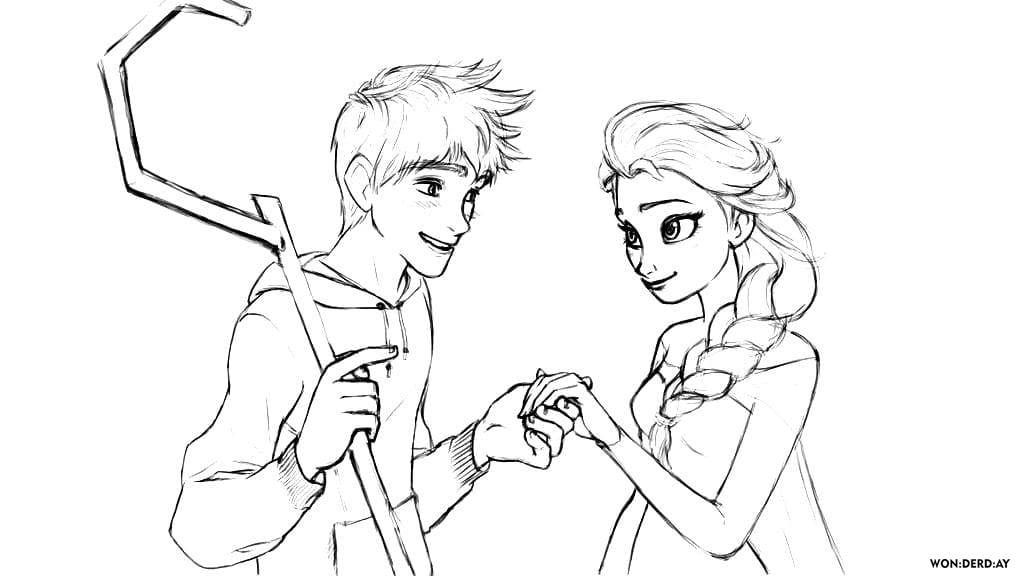 Çocuklar İçin Frozen-2 Boyama Sayfaları 