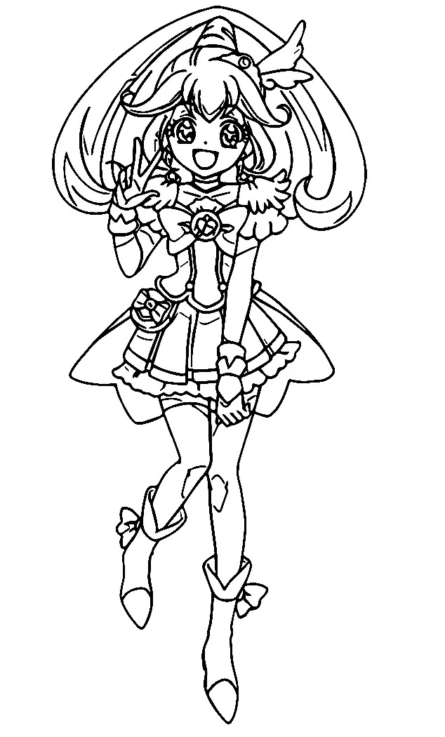 Çocuklar İçin Glitter Force Boyama Sayfaları 