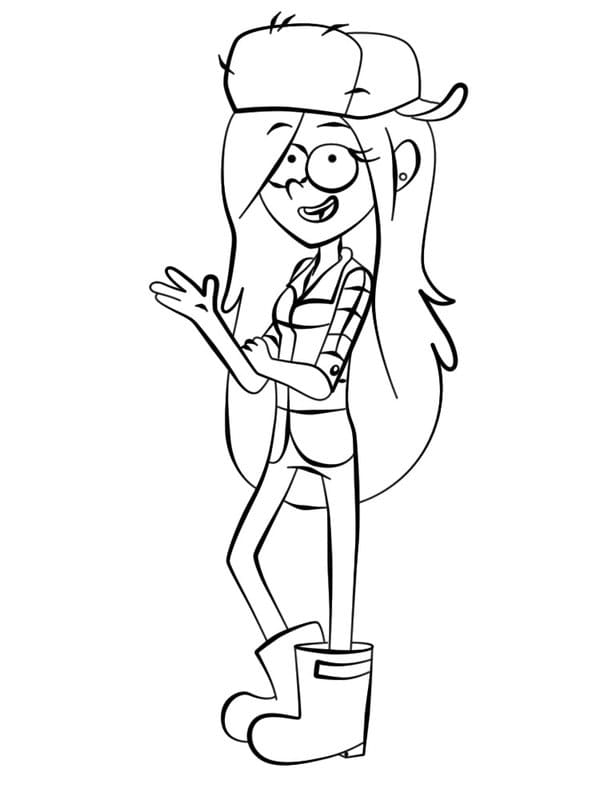 Çocuklar İçin Gravity Falls Boyama Sayfaları 